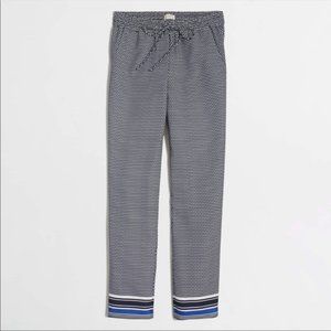 J. Crew Geo Print Drapey Drawstring Pants